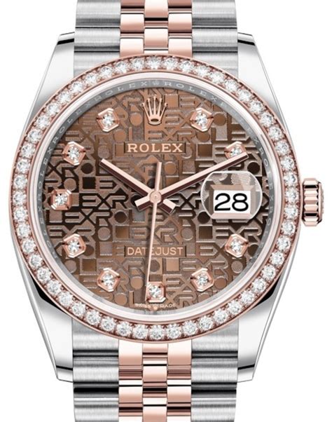 rolex datejust 36 rosa|Altro.